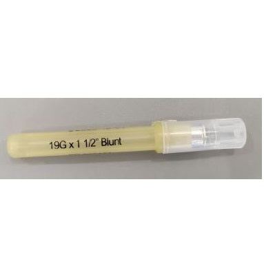 Monoject™ Blunt Cannula, Rigid Pack, 19GA x 1-1/2" 25 each/box, 4 box/case 8881202355
