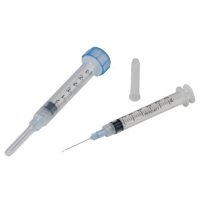 Cardinal Health Monoject™ Rigid Pack Needles and Syringes 3 mL 20GA x 3/4", 100 each/box,  8881513025 / Z8881513025