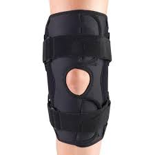 Airway OTC Maximum Knee Stabilizer Wrap W/ Hinged Bars Black L (18-20") Latex-free, 1 Each, 2544-L