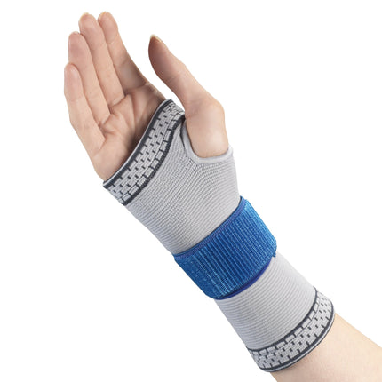 Airway Champion Elastic Wrist Support, Light Grey, X-Large, 1 Each, 0438-XL