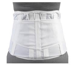 Airway OTC Maximum Lightweight Lumbosacral Support MD (32-38") 7" Front/11" Back White Latex-free, 1 Each, 2884-M