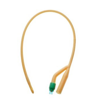 Amsino AMSure® Foley Catheter, Silicone-Coated Latex, 2-Way, 5cc, Straight Tip, 12Fr, 10 each/box, AS41012