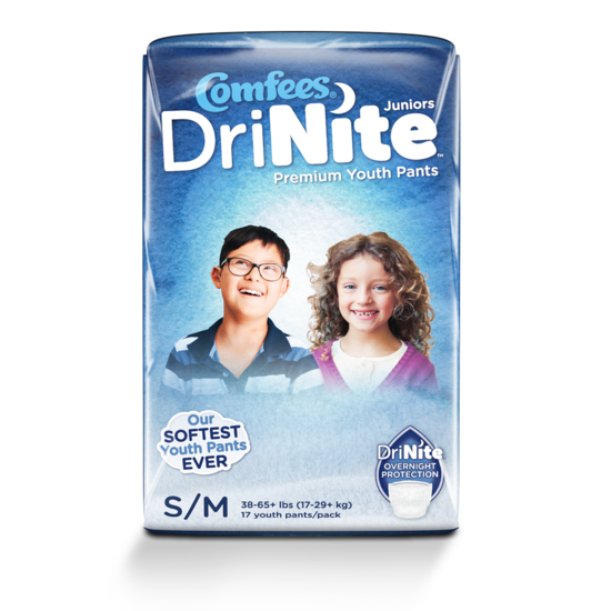 Comfees Youth Pants, Small/Medium, 4 bags of 17, CMF-YSM