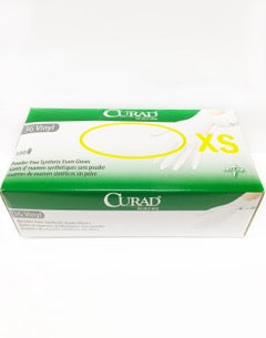 Medline CURAD® 3G Powder-Free Synthetic Vinyl Exam Glove, White