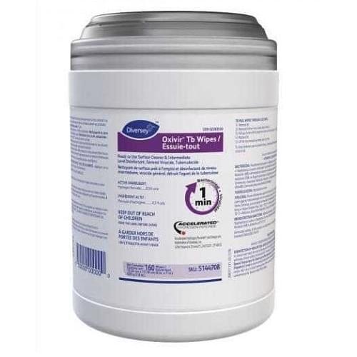 Diversey Care Oxivir® Tb Wipes, 6X7, 160 each/pack, 12 pack/case, 5144708.