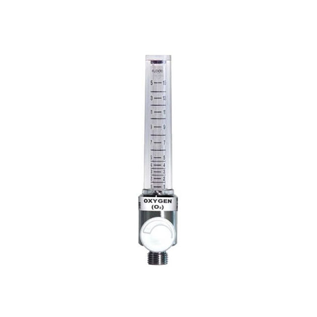 Ohio Medical Oxygen Flowmeter, Thorpe Style, Adult, 15LPM, FM-15IO-F2