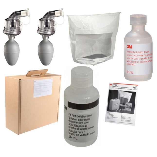 3M N95 Qualitative Fit Test Kit, Kit Bitter, 1 KT, FT-30