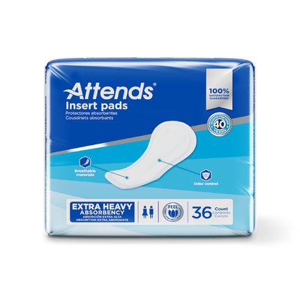 Attends insert pads 16.5", 4 bags of 36, IP0400A