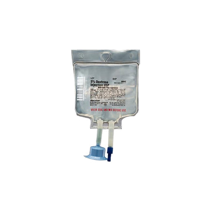 Baxter 5% Dextrose Injection Solution, Mini Bag Plus Container, 4 each/pack, JB0040