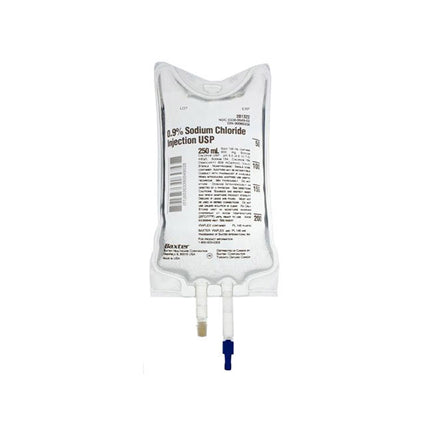 Baxter 5% Dextrose Injection Solution 250mL, 30 each/case JB0062P