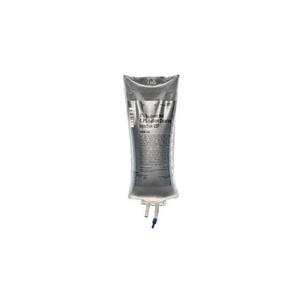 Baxter 5% Dextrose and 0.9% Sodium Chloride Injection Solution, 1000mL, 12 each/case, JB1064