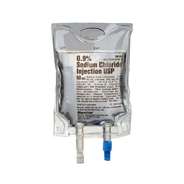 Baxter Normal Saline 0.9% Sodium Chloride Mini-bag For Injections