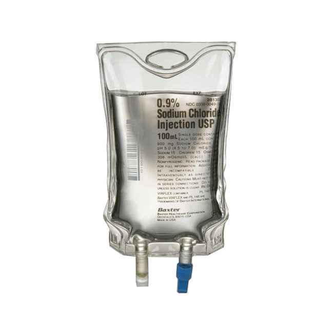 Baxter Normal Saline 0.9% Sodium Chloride Mini-bag For Injections