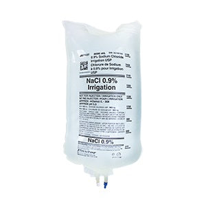 Baxter 0.9% Sodium Chloride Irrigation, USP, 3000 mL, 4 each/case, JB7127