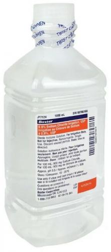 Baxter 0.9% Sodium Chloride Irrigation Solution, Viaflex® Uromatic® Plastic Pour Container 12 each/case JB7124