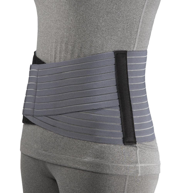 Airway OTC 7" Lightweight Elastic Medium Lumbosacral Support Large (37-40" Hip) Grey Latex-free, 1 Each, 2889-L