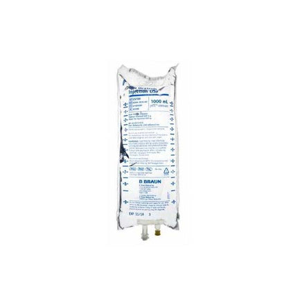 B. Braun 5% Dextrose Injection USP, Adult/Pediatric, 1000mL, 12 each/case, L5100 / BBL5100