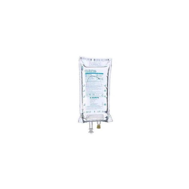 B. Braun 5% Dextrose Injection USP, Adult/Pediatric, 250mL, 24 each/case, L5102/ BBL5102