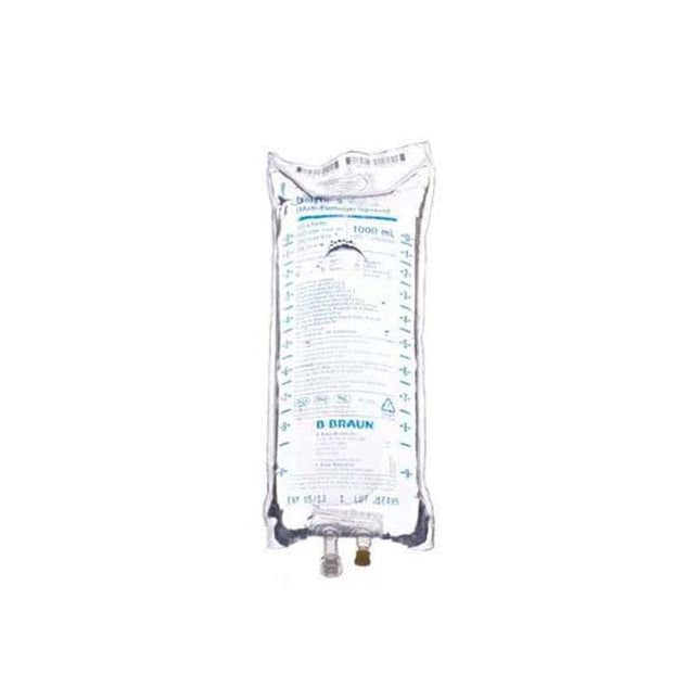 B. Braun Isolyte® S Multi-Electrolyte Injection, Adult, 1000mL, pH 7.4, 12 each/case, L7070 / BBL7070
