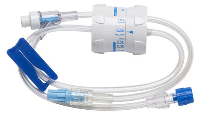 BD Extension Set with Flow Controller and Slide Clamp 50 each/case MFS106