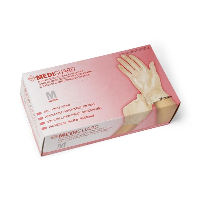 Medline Mediguard® Powder-Free Vinyl Exam Glove, Beige