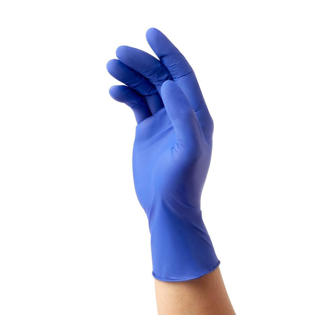 Medline FitGuard® Touch Powder-Free Nitrile Exam Glove, Blue