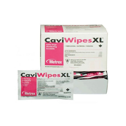 Metrex CaviWipes™ Surface Disinfectanting Wipe, Individually Wrapped, 50 each/box, 11-1155