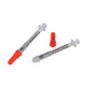 Cardinal Health Monoject™ Insulin Safety Syringe with Attached Needle,  0.5ML 29GX0.5IN, 100EA/BX, 5BX/CS, 8881511136.