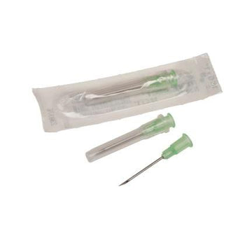 compare product Cardinal Health Monoject™ SoftPack Standard Hypodermic Needle, Polypropylene Hub - A Bevel, Grey, 18GAX1IN, 100 each/box, 1188818100