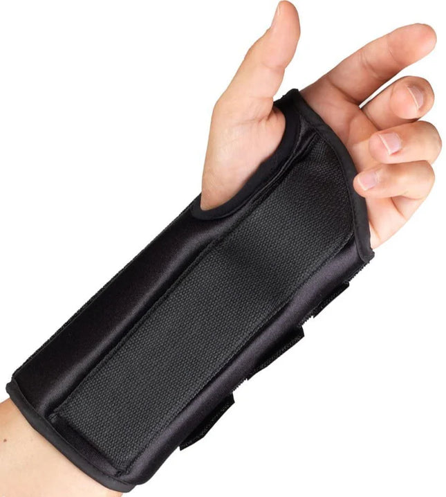 Airway OTC Maximum 8" Wrist Splint Left W/ Removable Palmar Splint & Flexible Stays, Black Large (7 1/2 - 8 1/2"), 1 Each, 2383/L-L