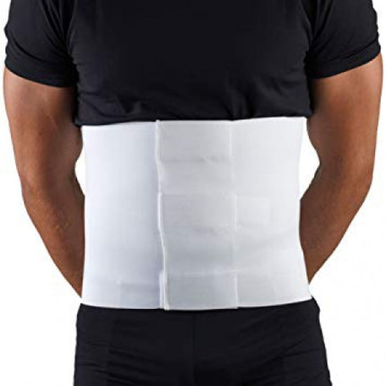 Airway OTC Minimum Multiple Use 10" Elastic Abdominal Binder 2XL (45-48") White, 1 Each, 2518-2L