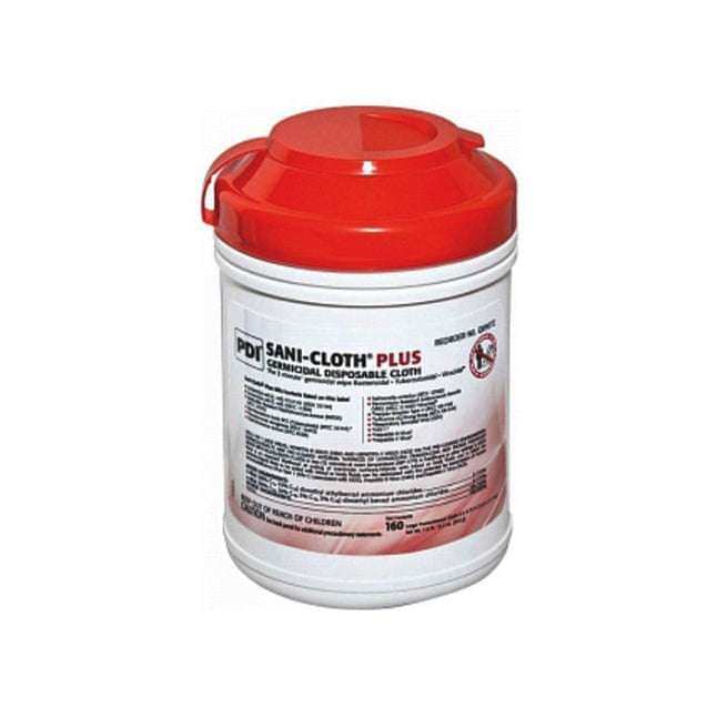 PDI PDI Sani-Cloth® Plus Germicidal Disposable Cloth, Large, W6" x L6.75", 12EA/CS, Q90172.