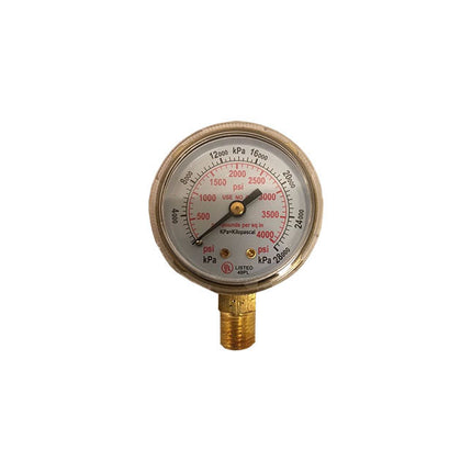 Regulator Gauge, for Oxygen Flow Control 0-4000PSI, RXM1-540-15FG
