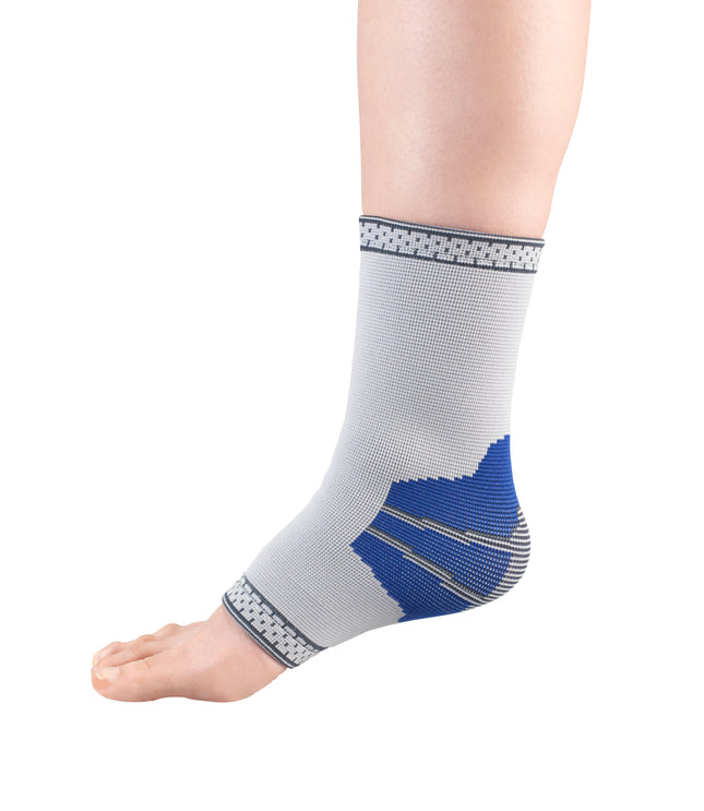 Airway Champion Elastic Ankle Support Light Grey Large (12.25-14.5"), 1 Each, 0437-L