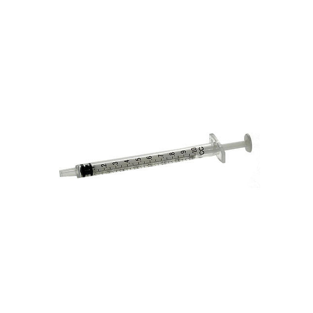 Terumo Tuberculin Syringe, With L1/2" OD 27GA Removable Needle, 0.01cc Graduation, 1cc, 100 each/box, 10 box/case, SS-01T2713 / SS01T2713