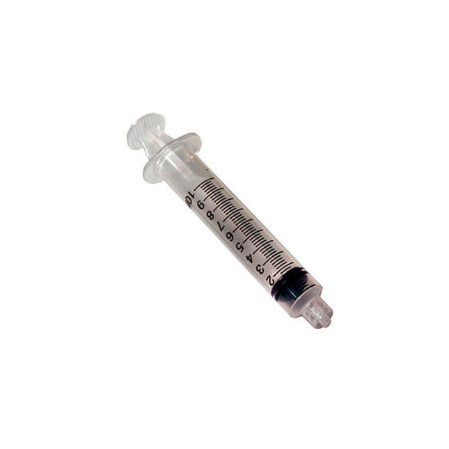 Terumo Hypodermic Syringe, Without Needle, 0.2cc Graduation, 10cc, 10 mL Luer Lock Tip, 100 each/box, 6 box/case, SS-10L / SS10L
