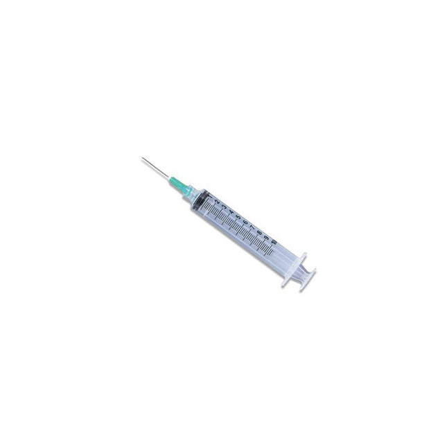 Terumo Hypodermic Syringe, With L1" ODSEC 21GA Ultra Thin Wall Needle, 0.2cc Graduation, 10cc, 100 each/box, 6 box/case, SS-10L2125 / SS10L2125