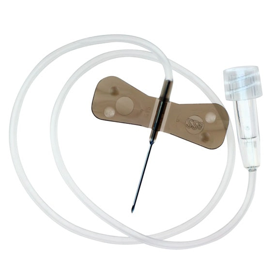 Terumo Surflo Winged Infusion Set with 12" Tubing, 22GX.75IN, 50 each/box, SV22BLK