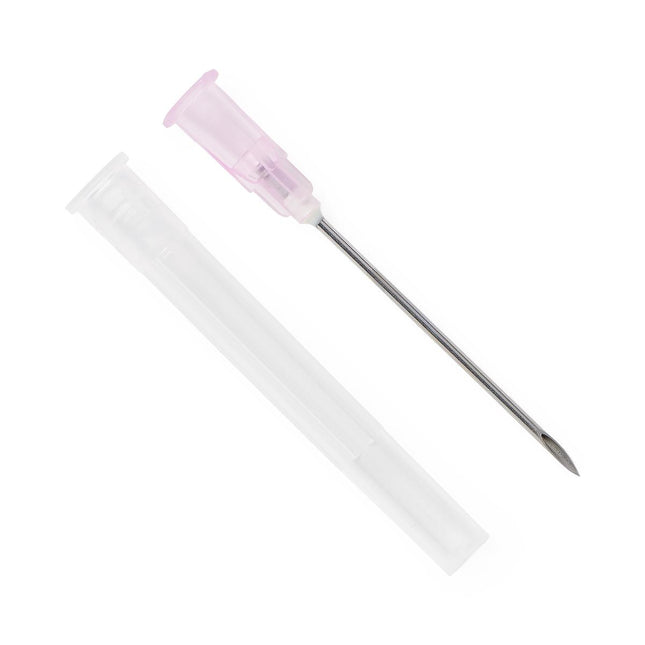Medline Standard Hypodermic Needle, 18 G x 1-1/2" (3.81 cm), 100 each/box, SYR100187