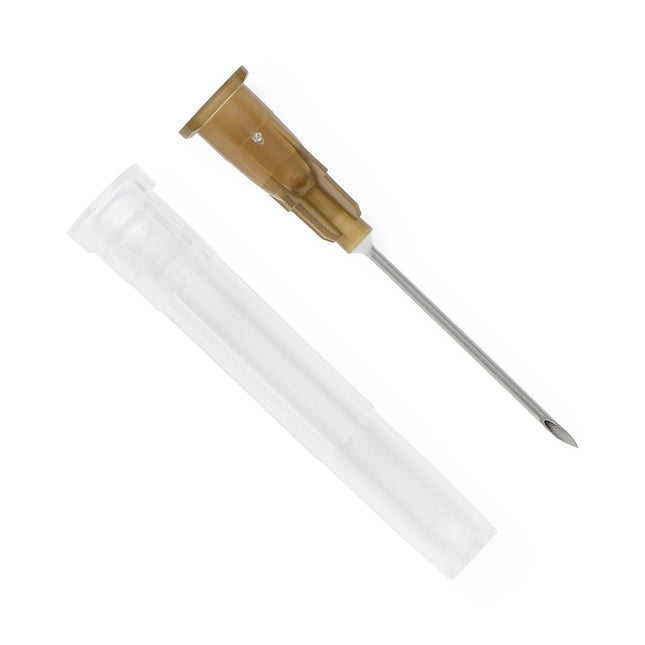 Medline Standard Hypodermic Needle, 19 G x 1" (2.54 cm), 100 each/box, SYR100195