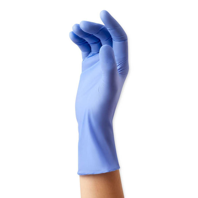 Medline SensiCare® Ice Powder-Free Nitrile Exam Glove, Blue, 10 Boxes/Case