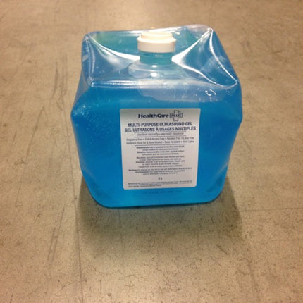 HealthCare PLUS® Ultrasound Gel, 5 L Reﬁll, Blue Medium Viscosity, UGM005
