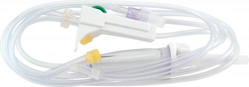B. Braun Primary Gravity IV Administration Set, With Two Non-Needle-Free Injection Site, 17mL, L84", 15 drops/mL, 10/Pack, 50 each/case V1443 / BBV1443