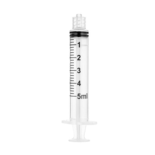 SOL - M 5ml Luer Lock Syringe Without Needle 100 each/box, 8 box/case P180005 - A Medi Supplies