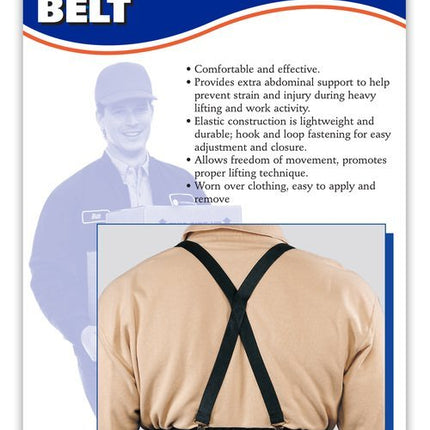 Airway Champion Industrial Belt Med Suppport No Suspenders Black X - Large (42 - 48") C - 206XL, 1 Each, 0206BL - XL - A Medi Supplies