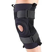 Airway Champion Neoprene Maximum Knee Stabilizer W/ Hinged Bars XL (16 - 17 1/2") Black Reversible, 1 Each, 0310BL - XL - A Medi Supplies