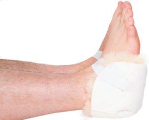 Airway Heel Protectors Pressure Relief In Sheepskin One Size Fits Most, 1 Each, 350010 - A Medi Supplies