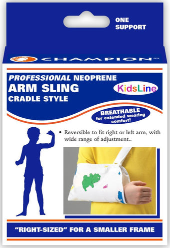 compare product Airway Kids Line Minimum Arm Sling Cradle-style W/ Thumb Loop Pediatric (5-8