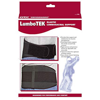compare product Airway Lumbotek Lumbosacral Support 9in Black X-Large 38-47in, 1 Each, 2895BL09-XL