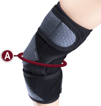 compare product Airway Elbow Wrap Black, Large, 1 Each, 2429-L